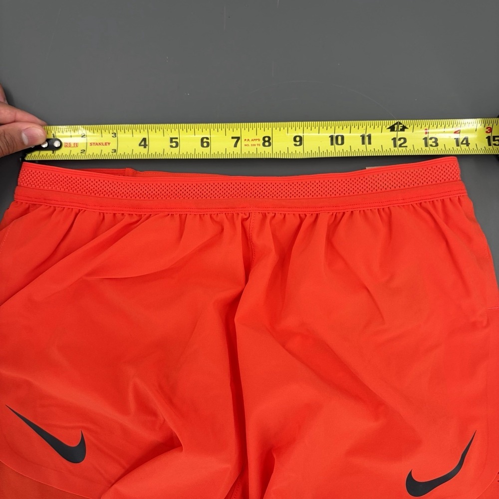 Nike Aeroswift Dri-FIT ADV 4" Orange Running Shorts Mens Size Small FN3352-696 - Picture 8 of 9